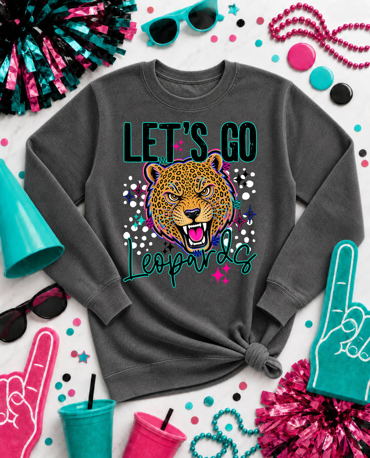 Let's Go LEOPARDS mascot design preview