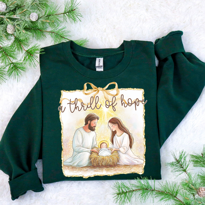 A Thrill of Hope DTF transfer design – image 1