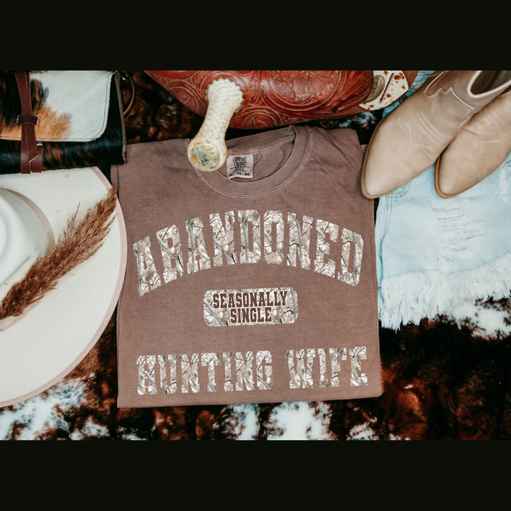 Abandoned Hunting Wife V2 DTF transfer design – image 1
