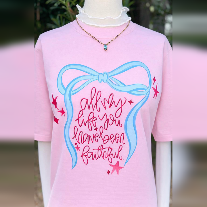 All My Life Faith DTF transfer design