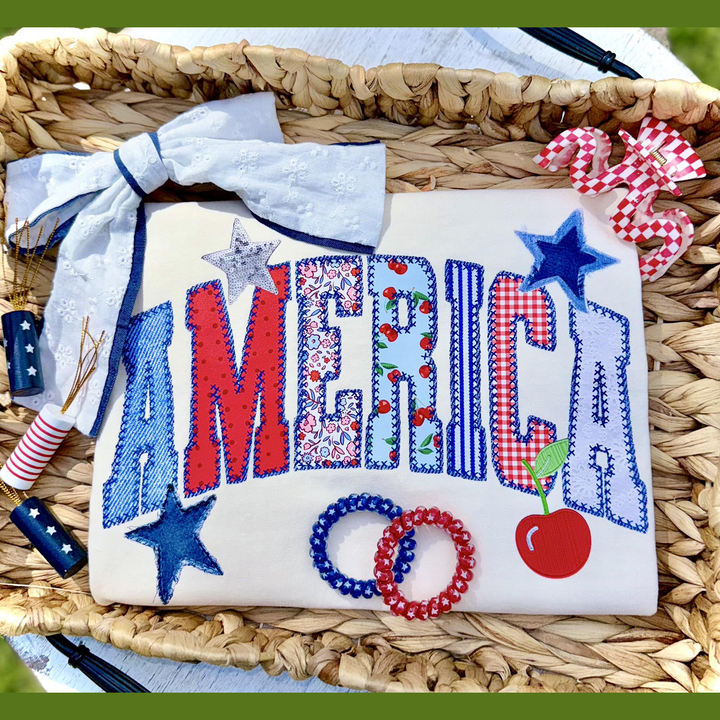 America DTF transfer design