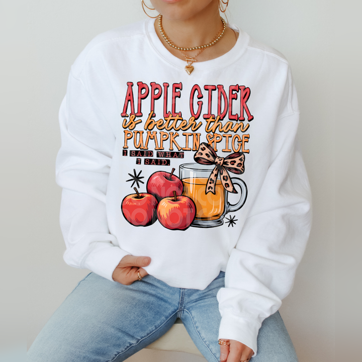 Apple Cider Is Better DTF transfer design – image 1