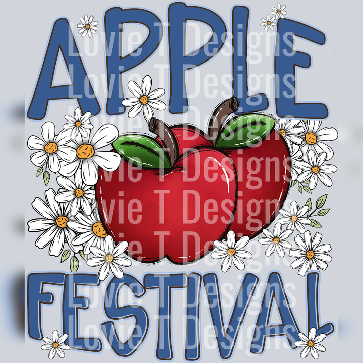 Apple Festival Festival DTF transfer design