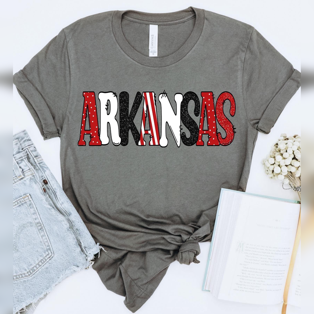 Arkansas Patchwork DTF transfer design – image 1