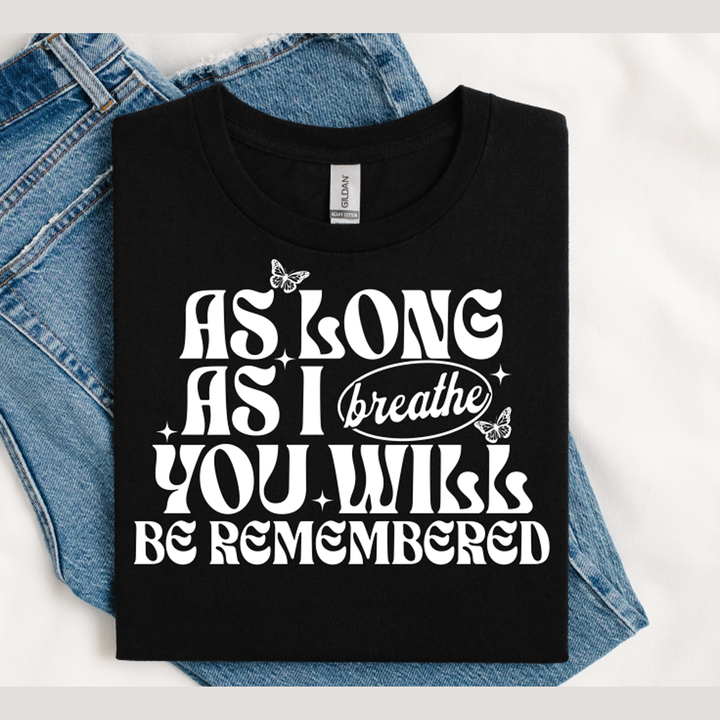 As Long As I Breathe DTF transfer design – image 1