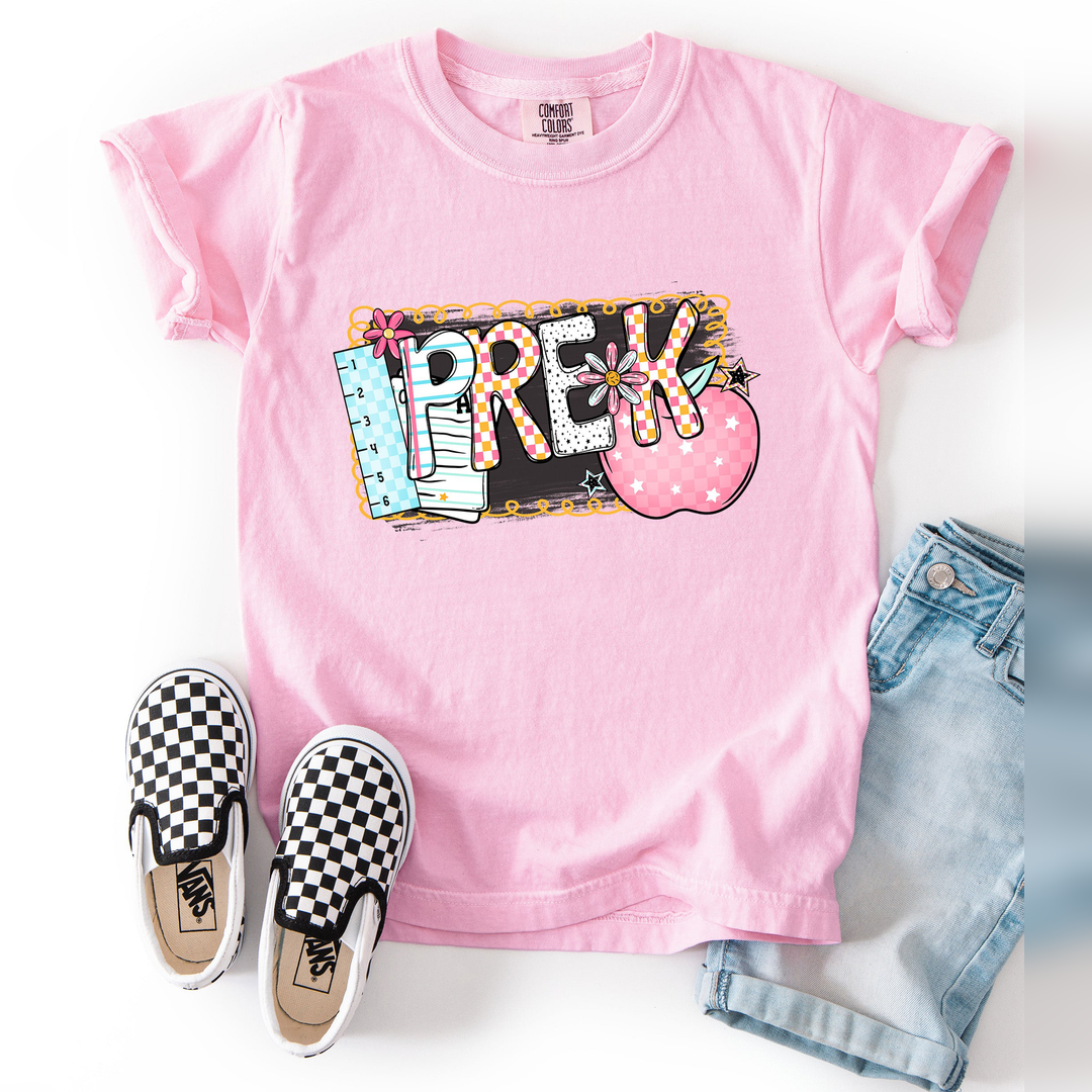 B2s Grade Levels Apple Pre K DTF transfer design – image 1