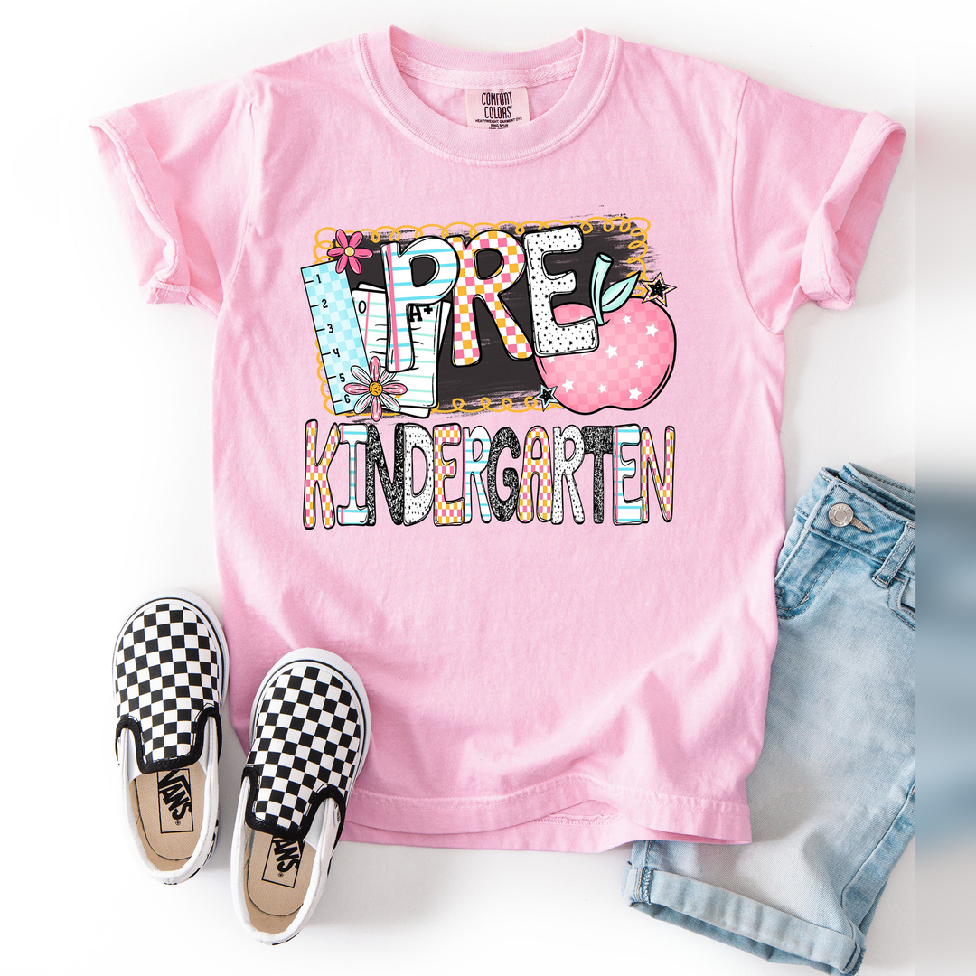 B2s Grade Levels Apple Pre Kindergarten DTF transfer design – image 1