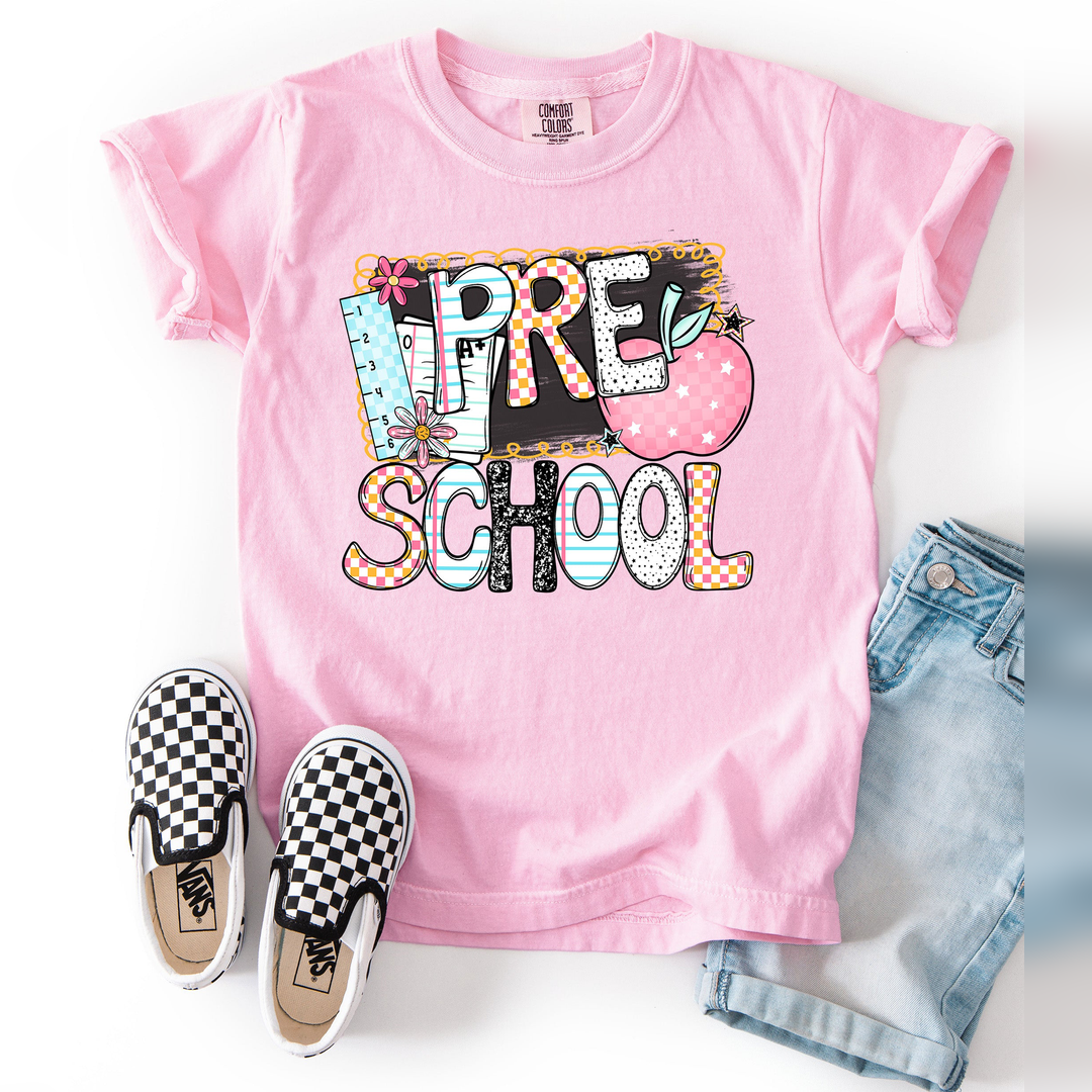 B2s Grade Levels Apple Preschool DTF transfer design – image 1
