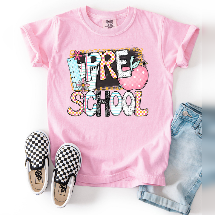 B2s Grade Levels Apple Preschool DTF transfer design – image 1