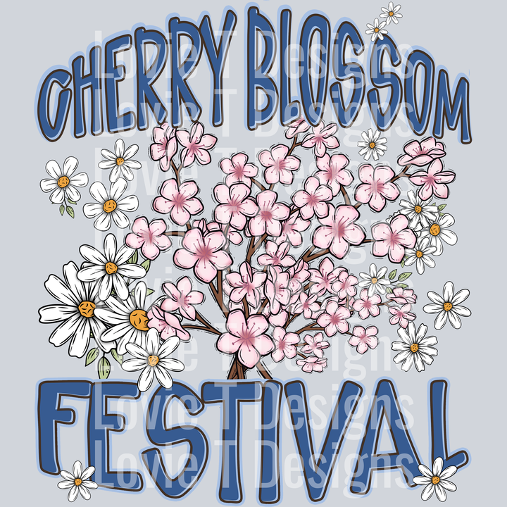 Cherry Blossom Festival Festival DTF transfer design
