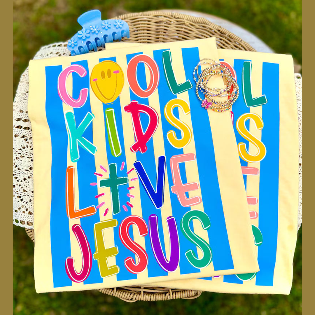 Cool Kids Cross DTF transfer design