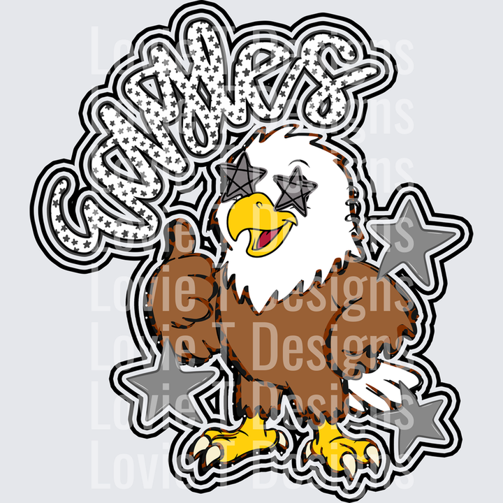 Eagles Black – DTF Transfer