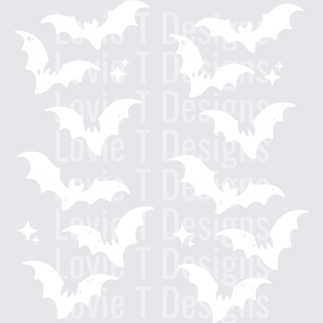 Freakin Bats Sleeve White – DTF Transfer