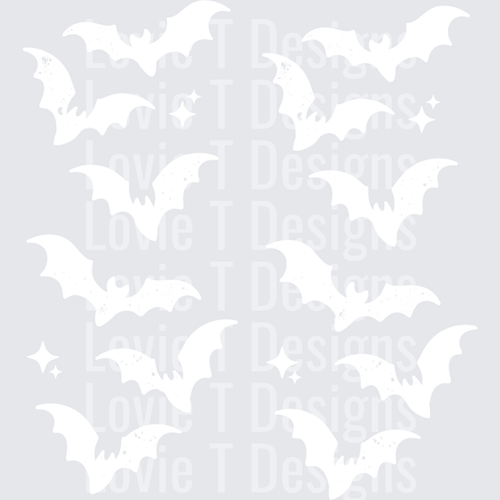 Freakin Bats Sleeve White – DTF Transfer