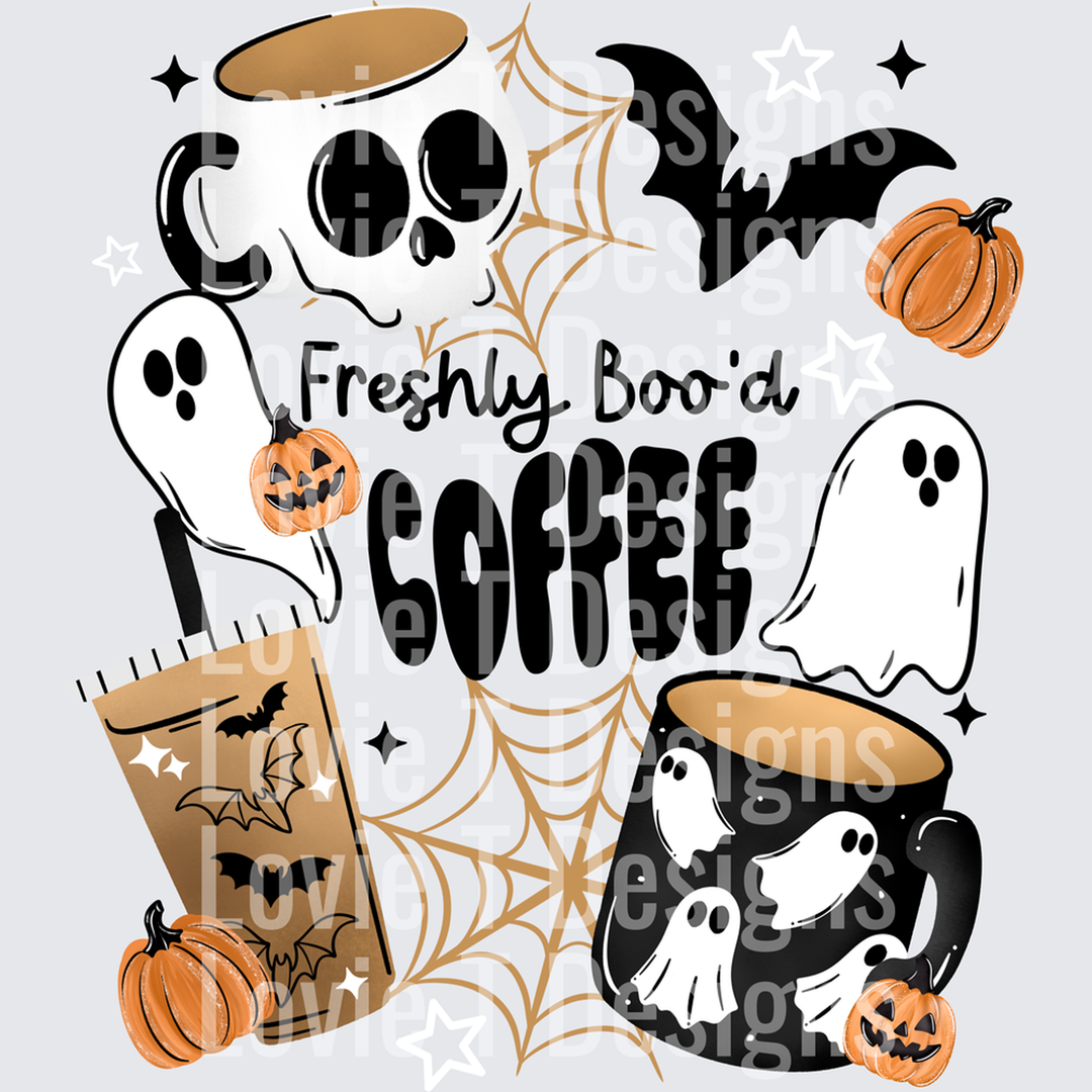 Freshly Booâ€™d Coffee â€“ DTF Transfer