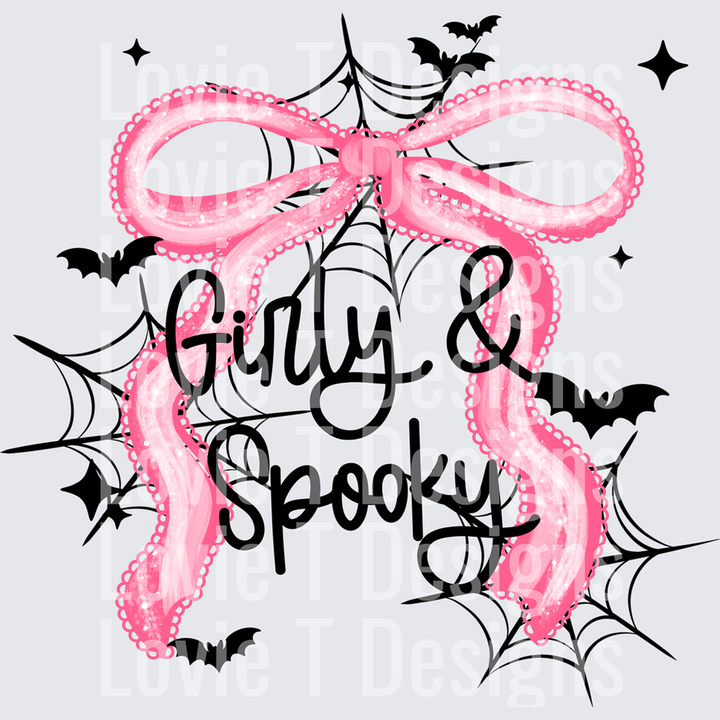Girly Spooky Black – DTF Transfer