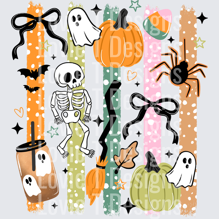 Halloween Stripes – DTF Transfer