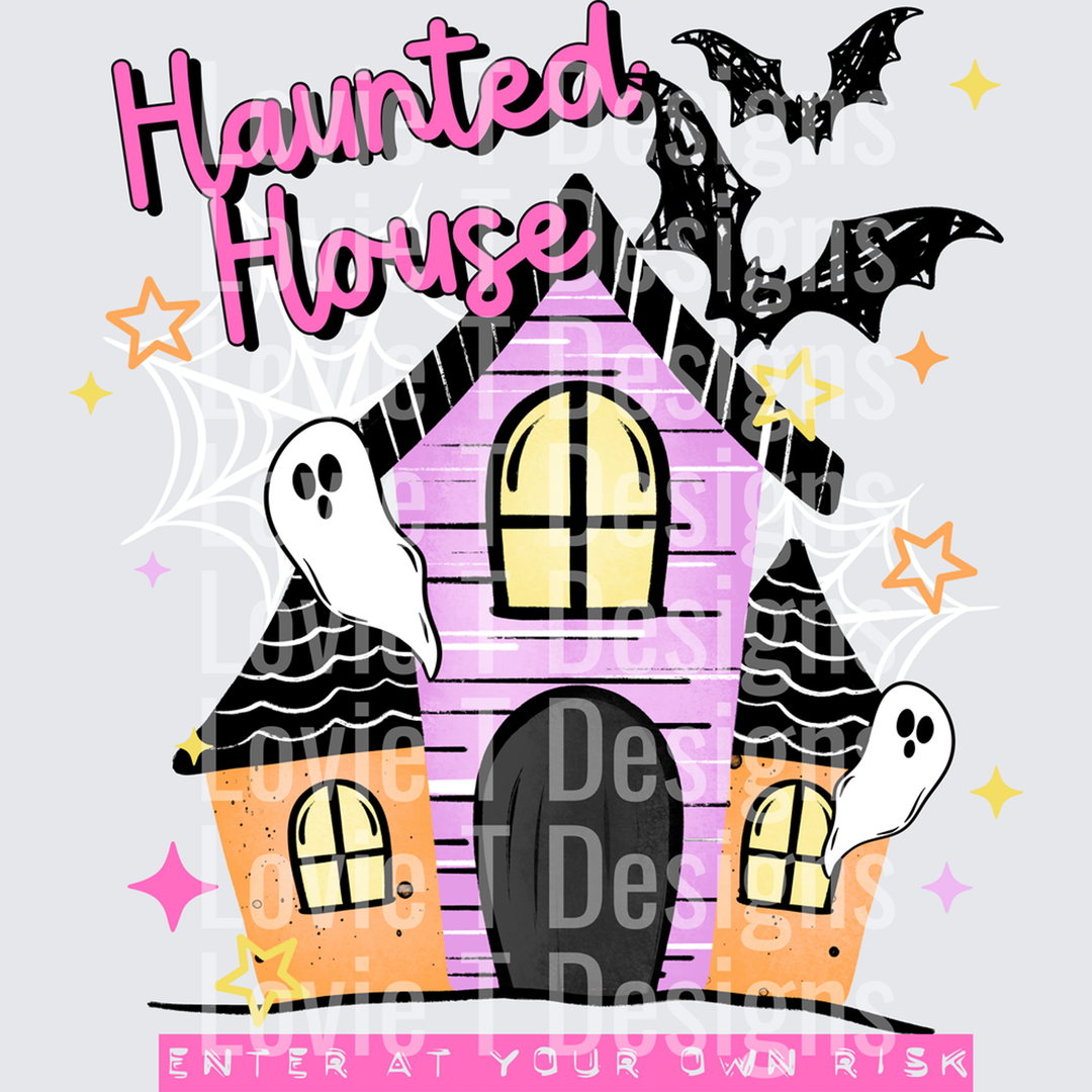 Haunted House – DTF Transfer