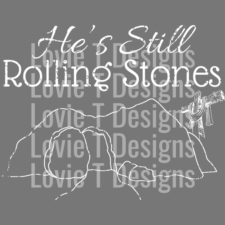 He's Still Rolling Stones Line Art – DTF Transfer