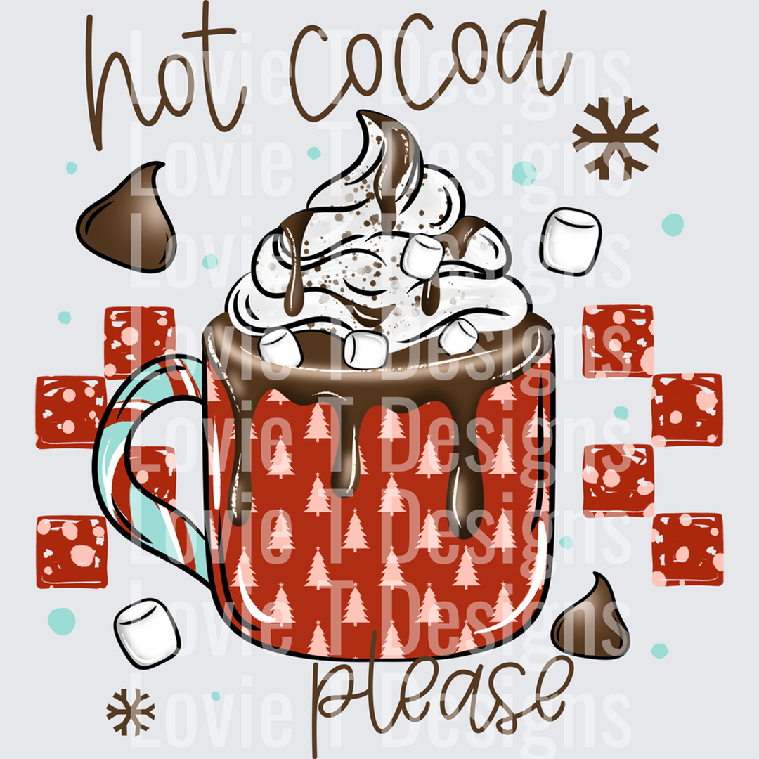 Hot Cocoa Brown – DTF Transfer