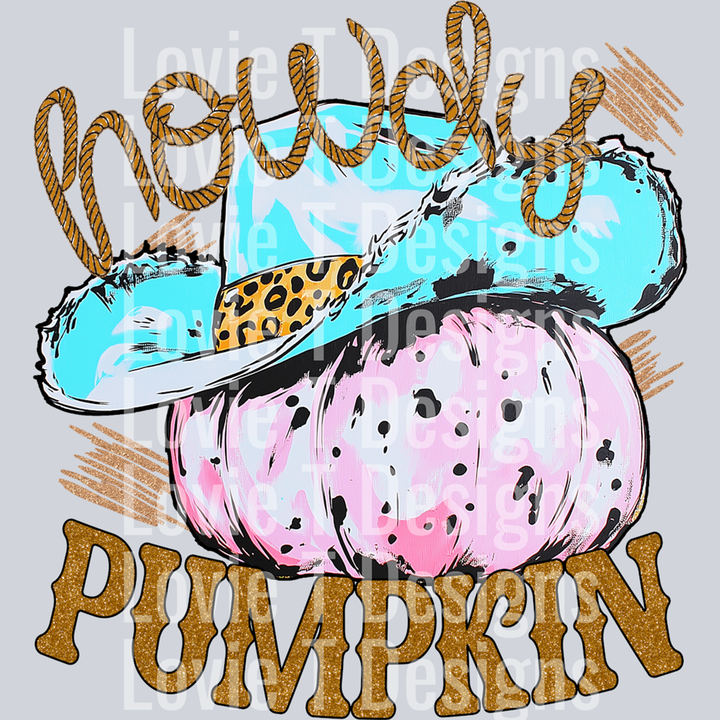 Howdy Pumpkin – DTF Transfer