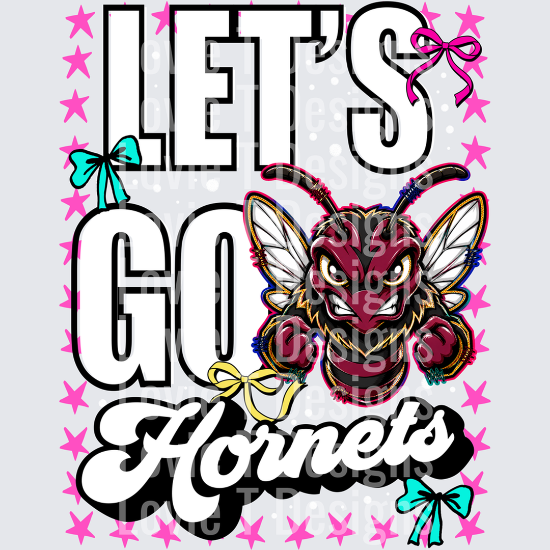 Let’s Go Hornets – DTF Transfer