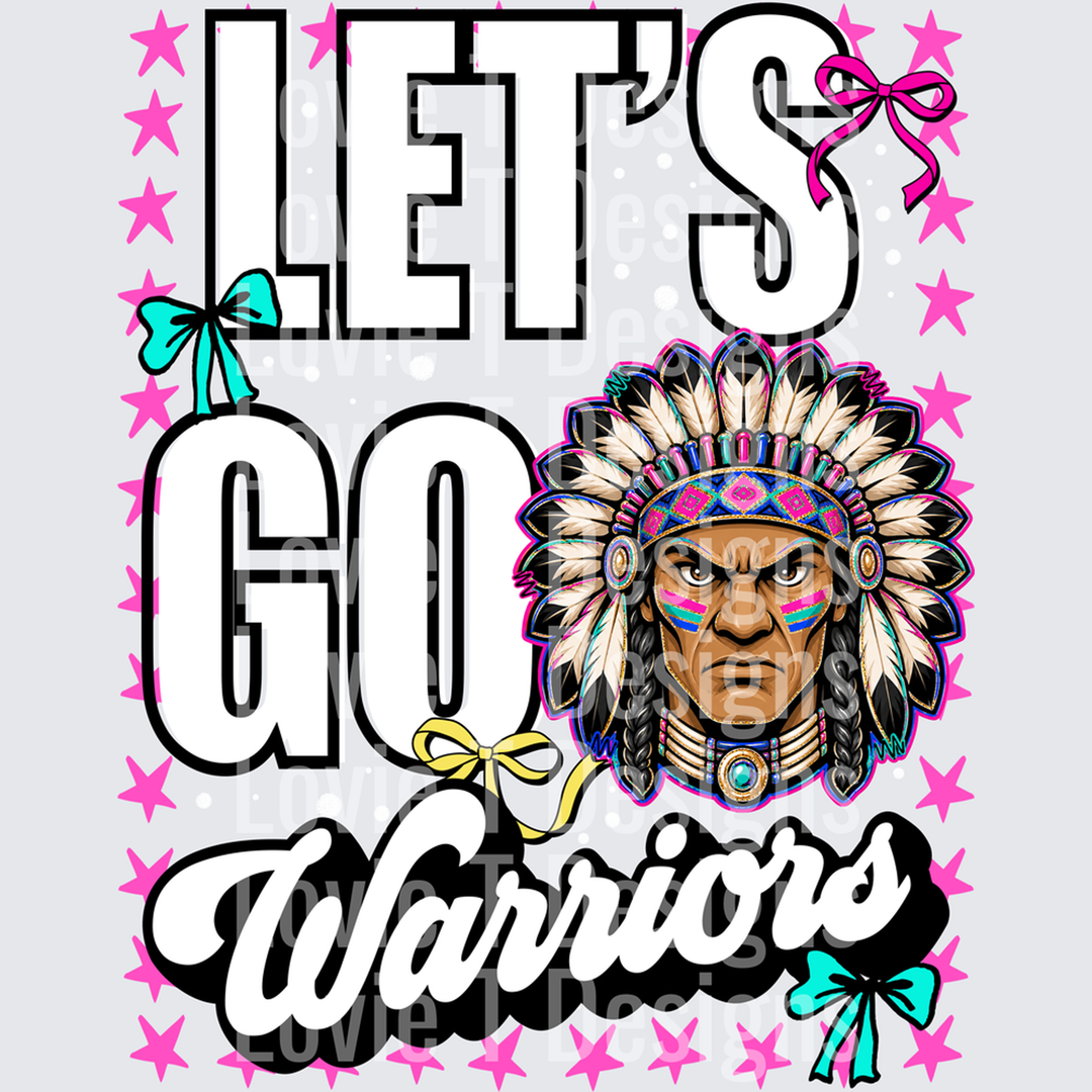Let’s Go Warriors – DTF Transfer
