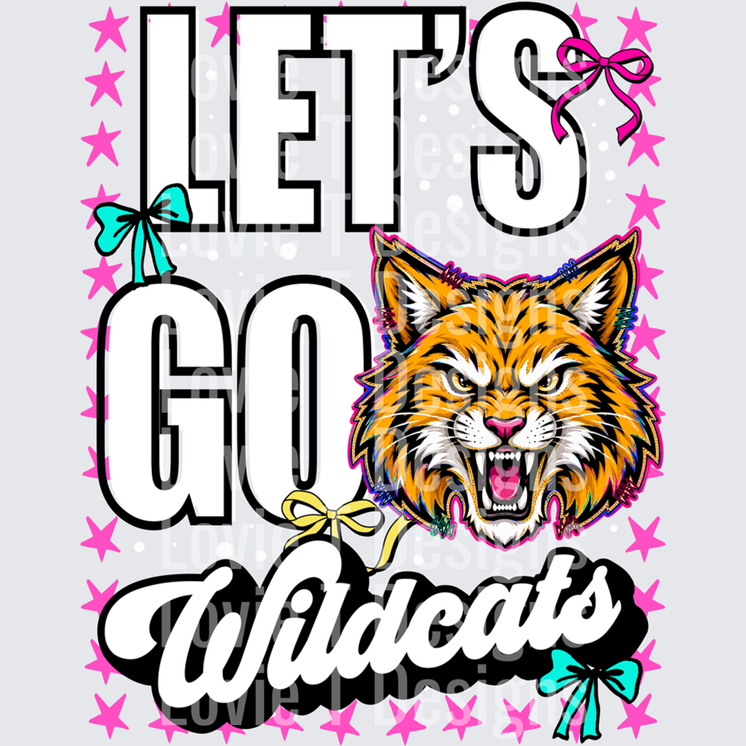 Let’s Go Wildcats – DTF Transfer