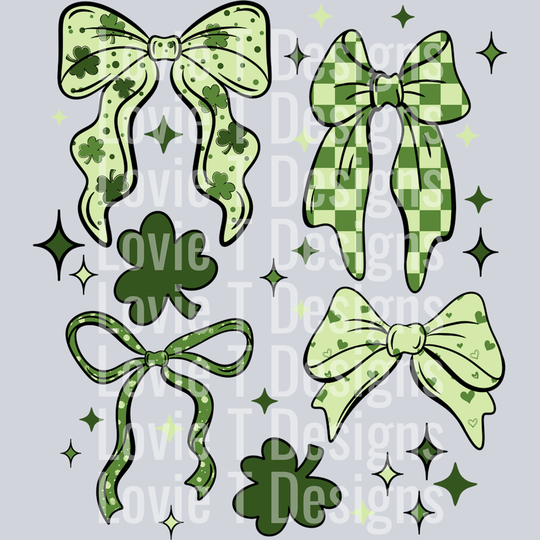 Lucky Bows – DTF Transfer