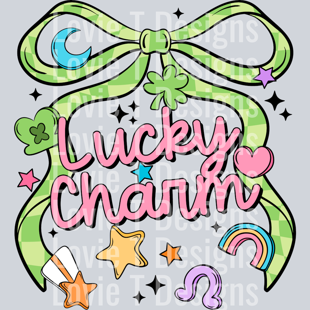 Lucky Charm Bow – DTF Transfer
