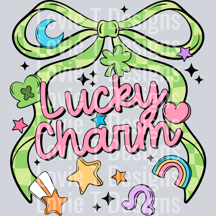 Lucky Charm Bow – DTF Transfer