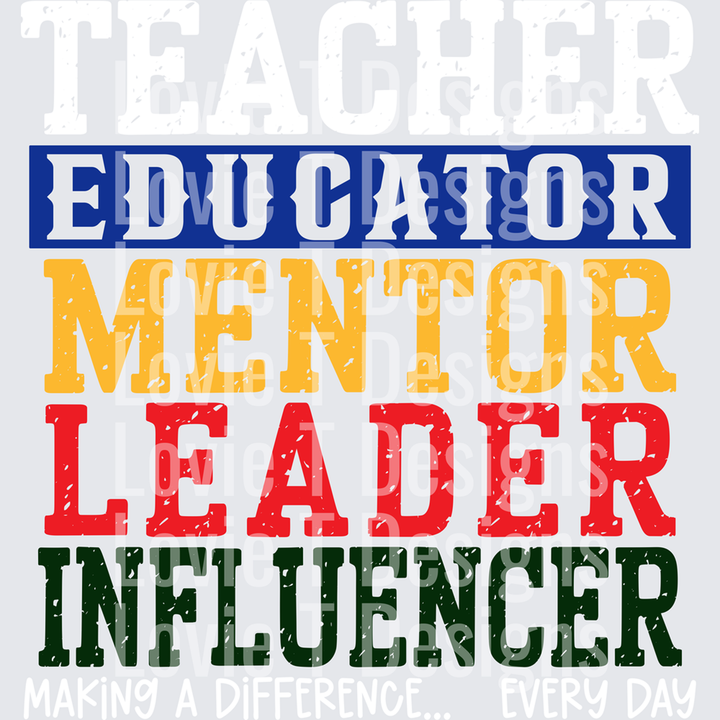 Male Teacher – DTF Transfer