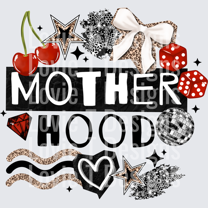 Motherhood (Black Accents) – DTF Transfer