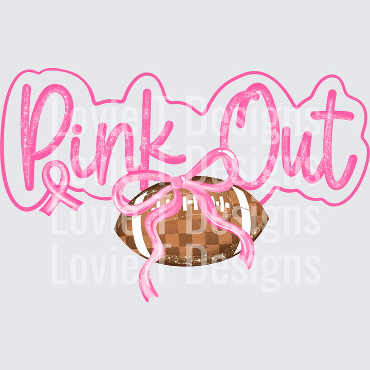 Pink Out Cursive – DTF Transfer