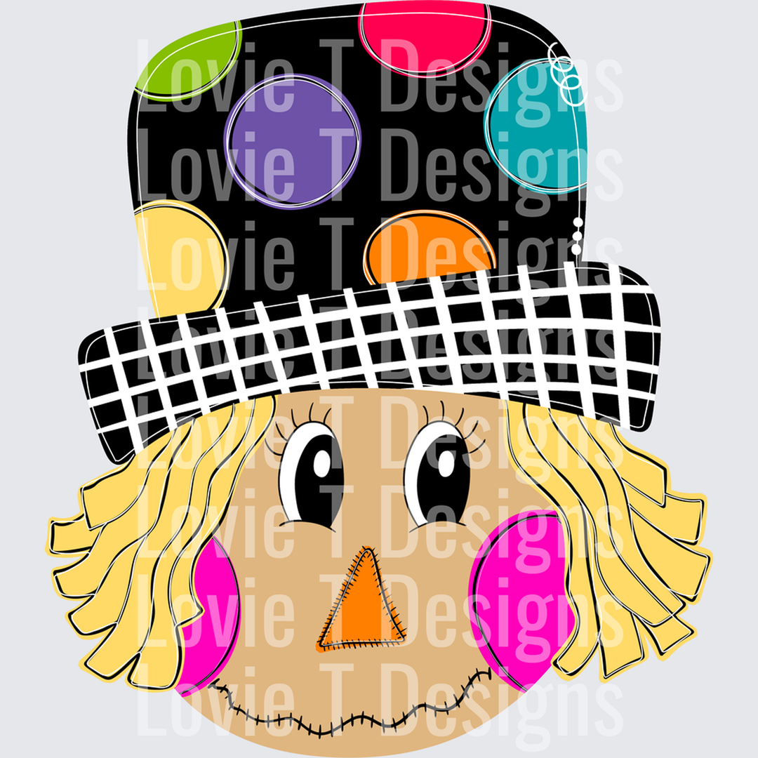 Preppy Scarecrow – DTF Transfer