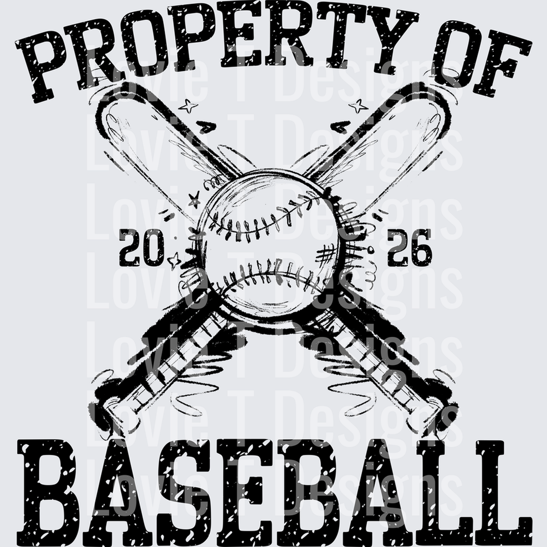 Property of Baseball – DTF Transfer