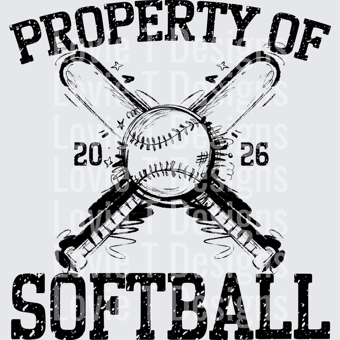Property of Softball – DTF Transfer