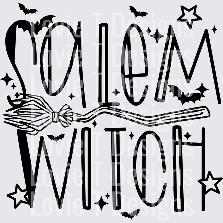 Salem Witch Black – DTF Transfer