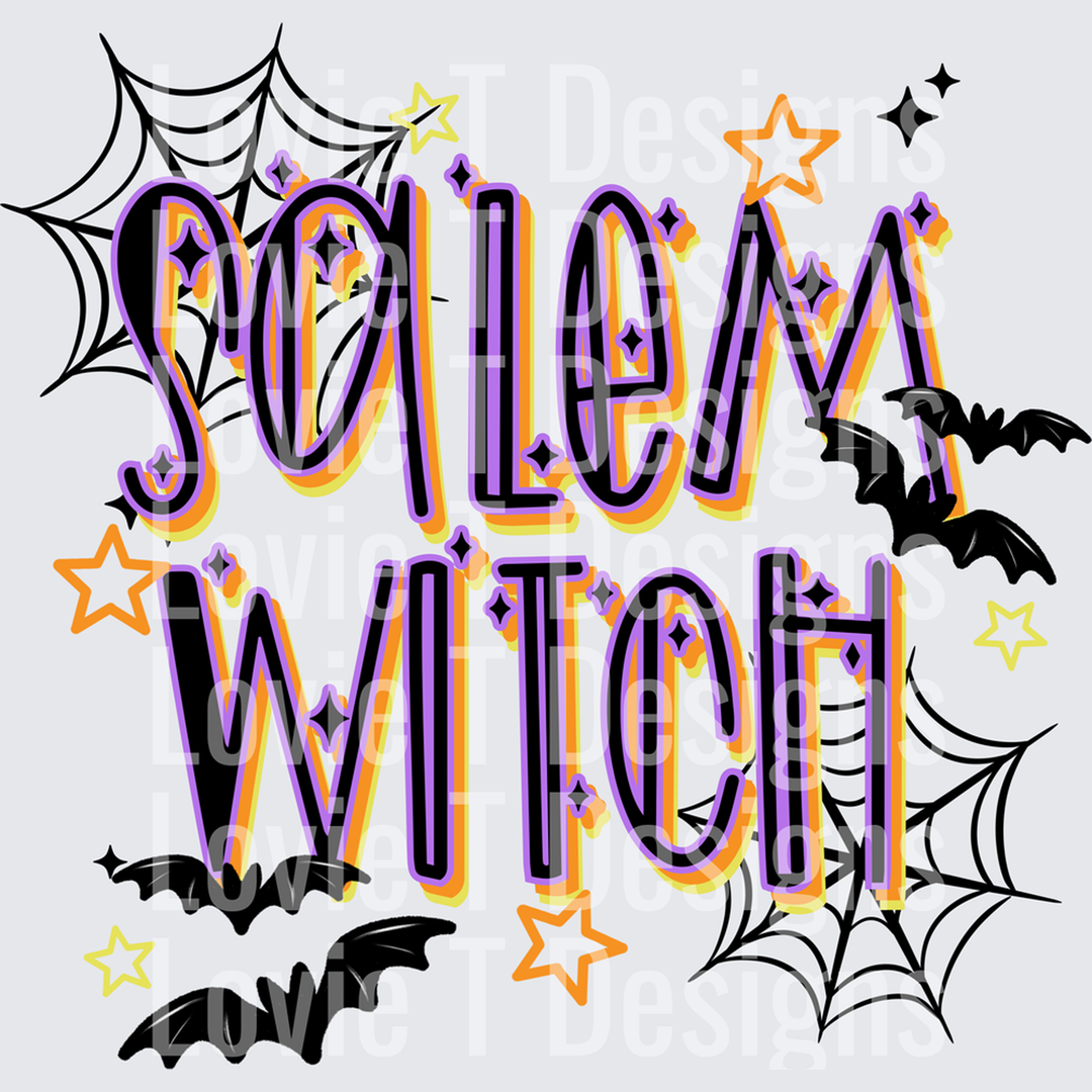 Salem Witch Black(1) – DTF Transfer