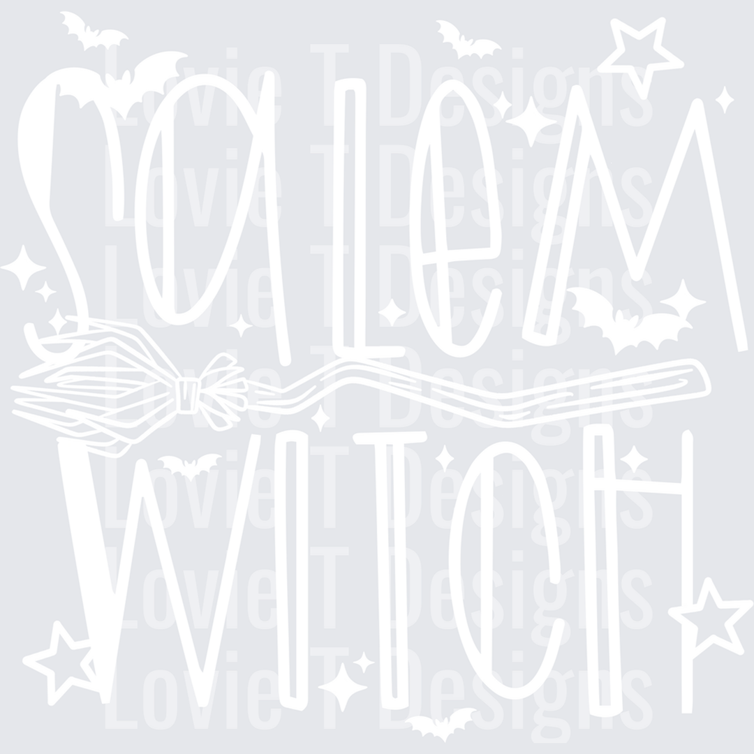 Salem Witch White(1) – DTF Transfer