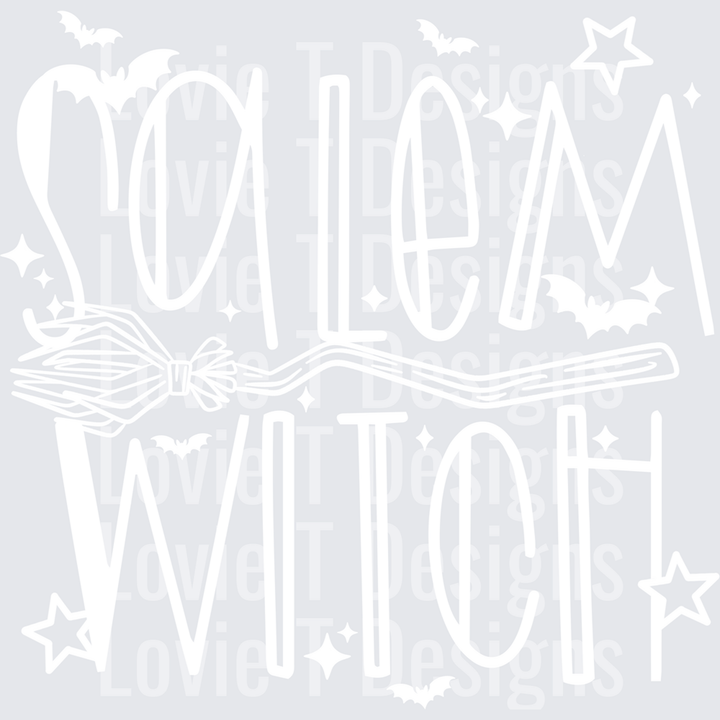 Salem Witch White(1) – DTF Transfer