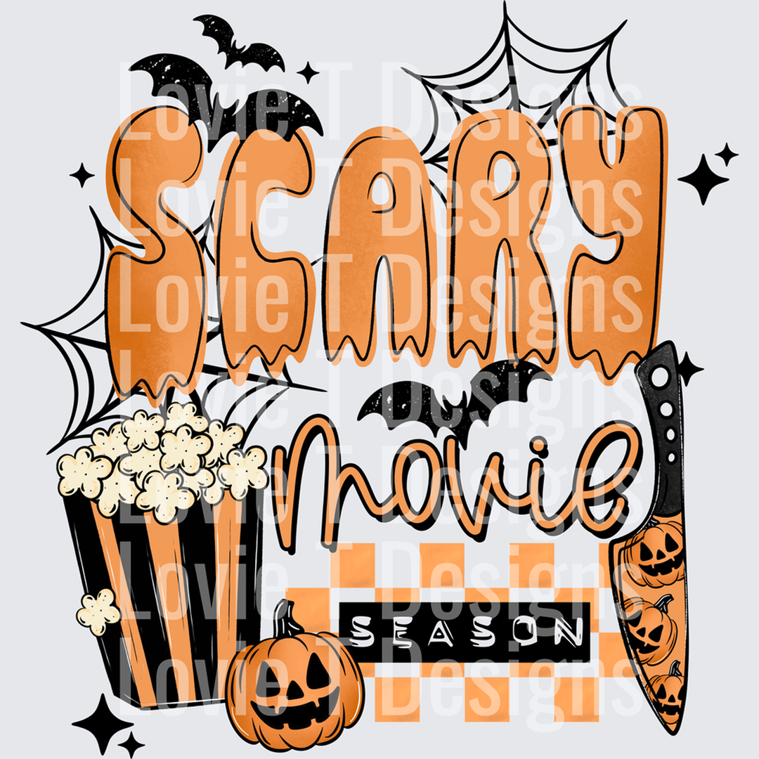 Scary Movie Season Black – DTF Transfer