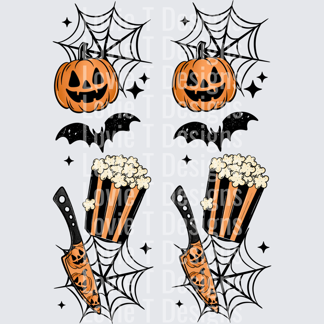 Scary Movie Season Sleeve Black – DTF Transfer