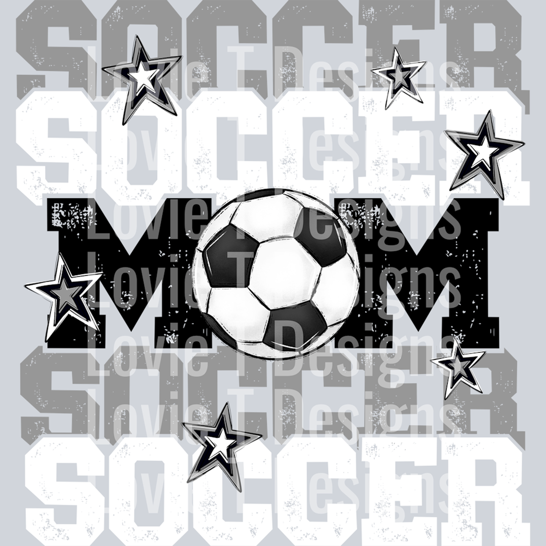Soccer Mom Greywhite – DTF Transfer