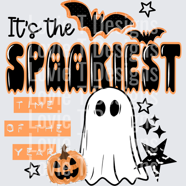 Spookiest Time of Year Black – DTF Transfer