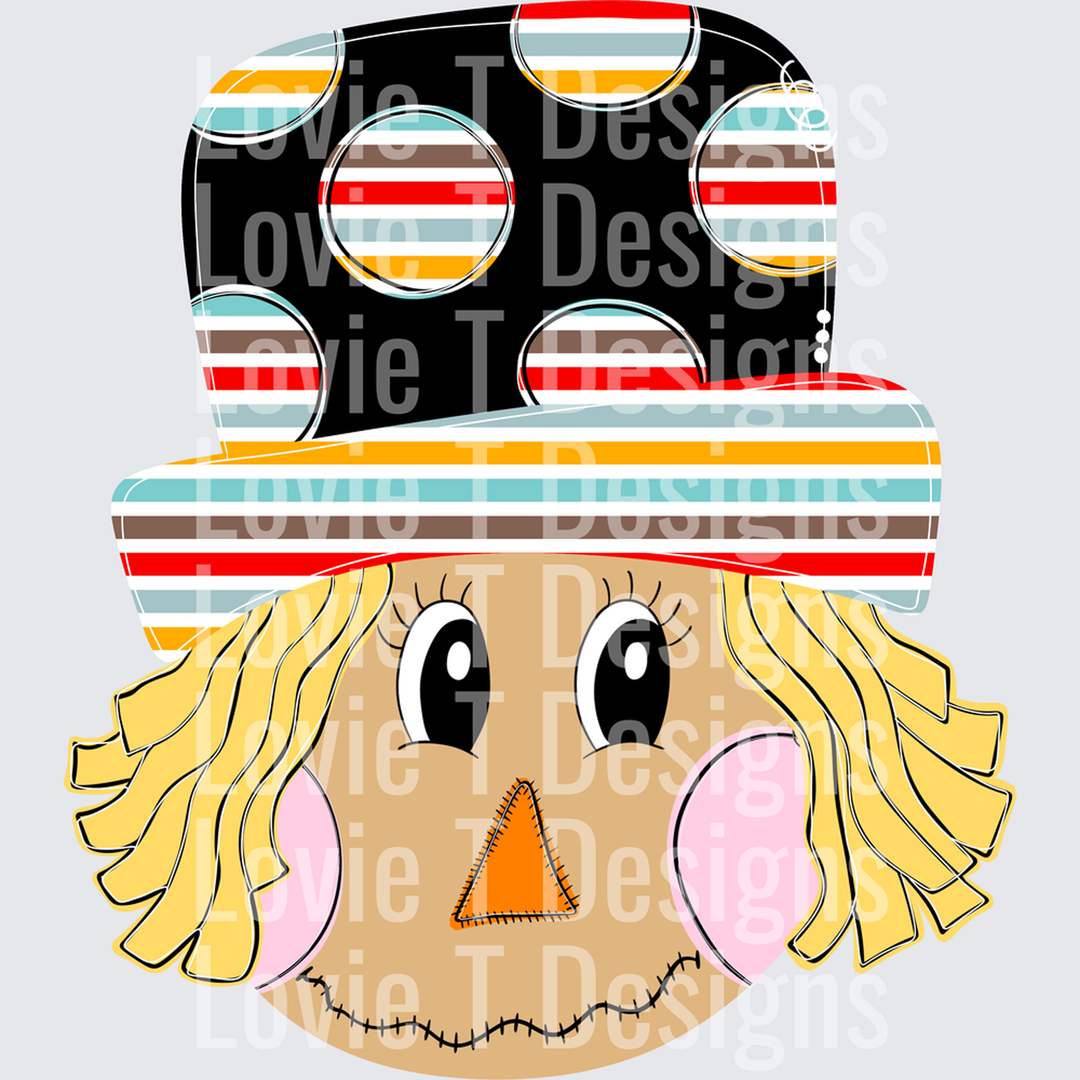 Striped Scarecrow – DTF Transfer