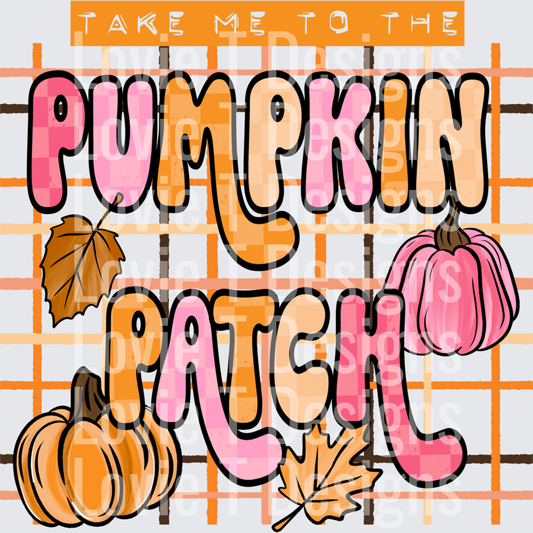 Take Me to the Pumpkin Patch Plaid – DTF Transfer