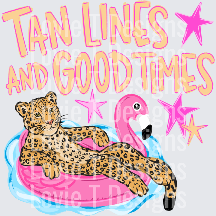 Tan Lines and Good Times – DTF Transfer