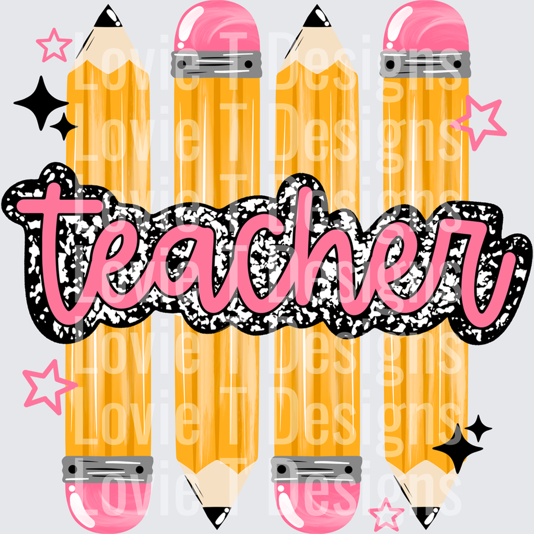 Teacher Pencils – DTF Transfer