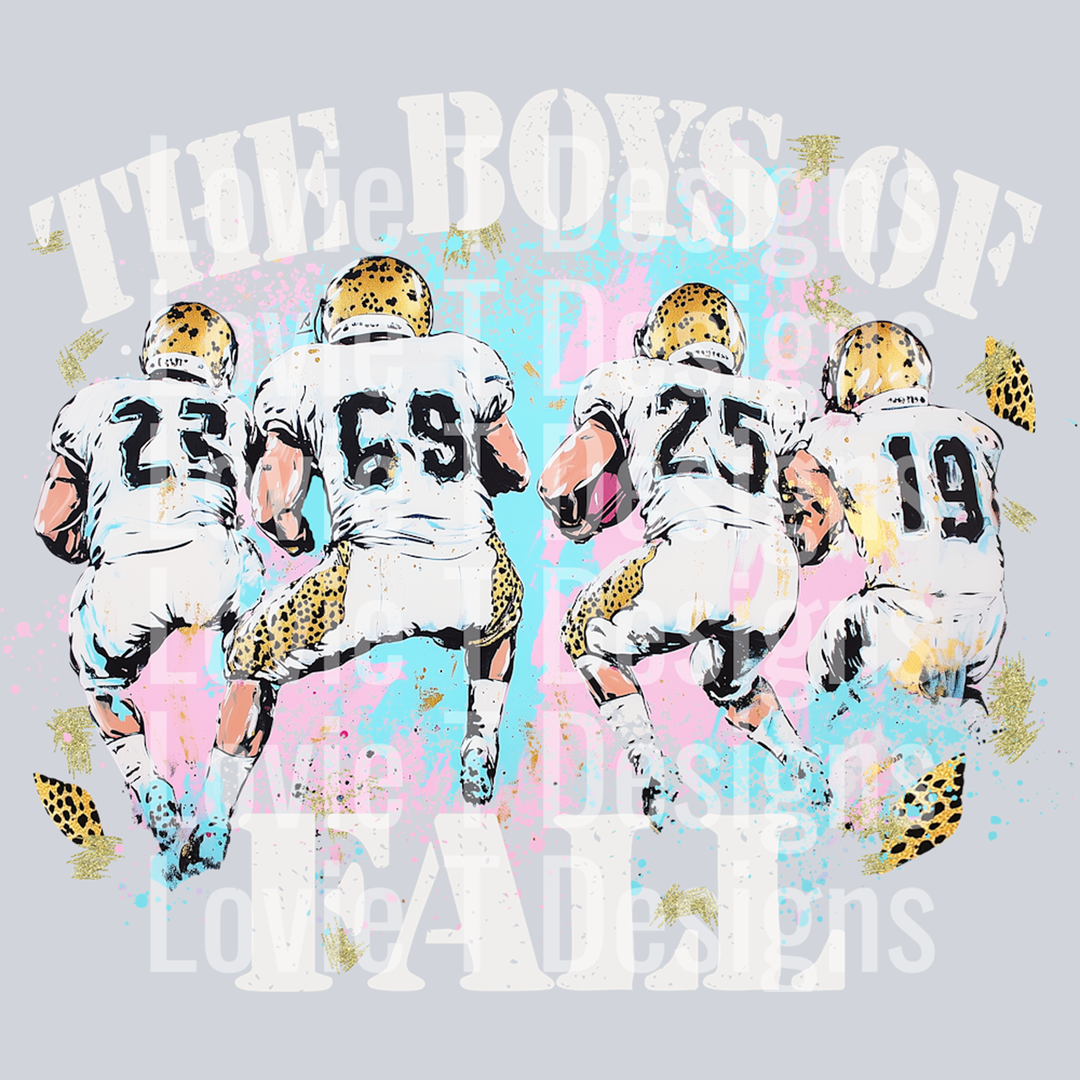 The Boys of Fall Light Print – DTF Transfer